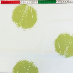 Canvas Vorhangstoff Pusteblumen grün  
