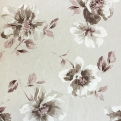 Canvas Vorhangstoff Blumen 8  