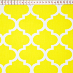 Baumwolle 100% Muster Marokko groß gelb  