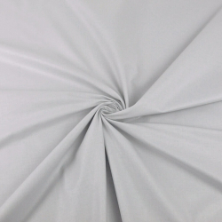Baumwolle 100% einfarbig perlgrau - 14  