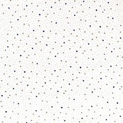 Baumwolle 100% MINI Sterne navy-grau auf weißem Hintergrund  