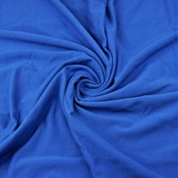 Jersey-Stoff - einfarbig Kornblumenblau  