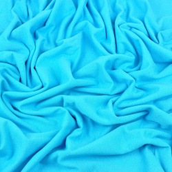 Dresówka pętelka - jednokolorowa turkusowa  