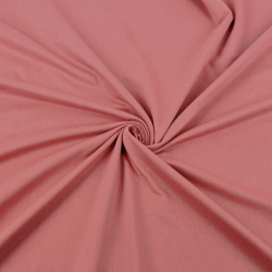 Jersey-Strick einfarbig rosé Tee  