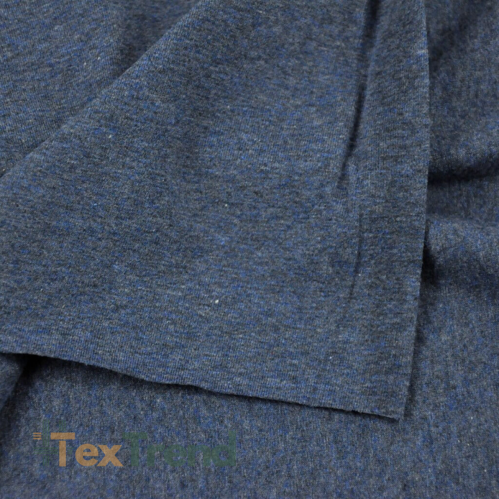 Jersey-Strick meliert - dunkeljeans  