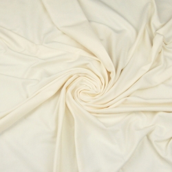 Jersey Stoff einfarbig ecru  