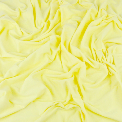 Jersey-Stoff einfarbig hellgelb  