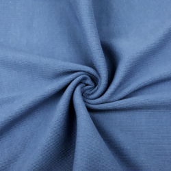 Rippstrickstoff (Bündchen) - jeansblau  