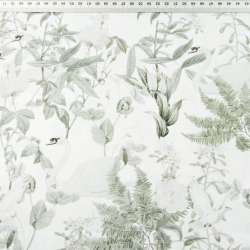 Baumwolle Musselin Double Gauze - Digitaldruck - Salbeiblätter  