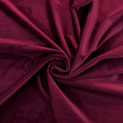 Polyester Samt bordeaux  