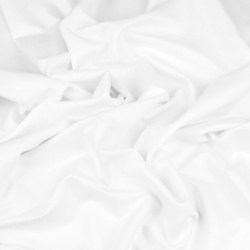 Baumwolle Satin weiß - 160cm  