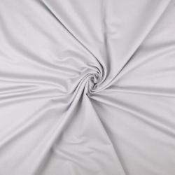 Baumwoll-Satin Premium - hellgrau  