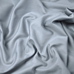 Baumwolle Satin Premium - grau  