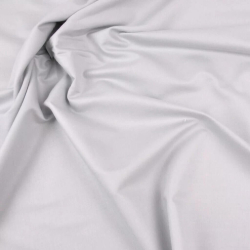 Helles graues Baumwollsatin - 220cm