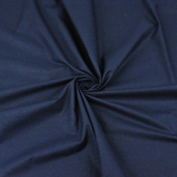 Baumwolle 100% einfarbig dunkelblau für Schule  