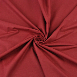 Baumwolle 100% einfarbig karminrot - 89  