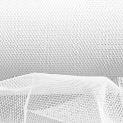 Dekoratives Tüll weiß  