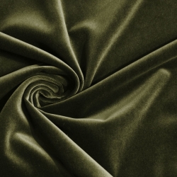 Dunkle Olivgrün Samt - 245  