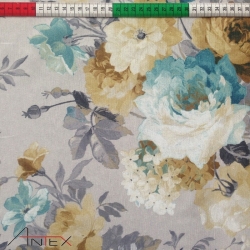 Canvas Vorhang Blumen 9  