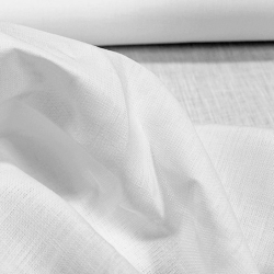 Dekorationsleinen weiß - 220g  