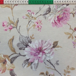 Canvas Vorhang Blumen 13  