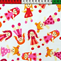 Baumwolle 100% Puppen rosa  