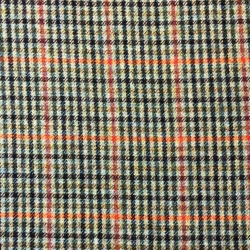 Wolle Karomuster rot-grün  