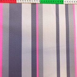 wasserabweisender Stoff Streifen grau-rosa  