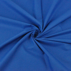 Baumwolle 100% einfarbig saphirblau - 32  