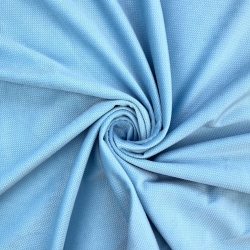 Samt glatt himmelblau (Sky Blue)  