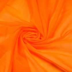 Dekorationschiffon orange  