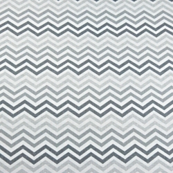 Baumwolle 100% Zickzack MIDI grau-grafit  