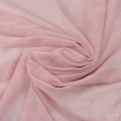 Tüll Bekleidungsstoff schmutzig rosa weich  