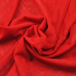 Tüll Bekleidungsstoff weich - rot  