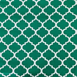 Baumwolle 100% Muster Marokko große grüne  