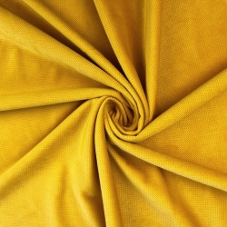 Samt glatt senfgelb (spicy mustard)  