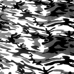 Baumwolle 100% MORO-Muster schwarz-grau-weiß  