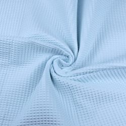 Baumwoll-Waffel himmelblau  