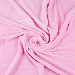 Baumwollvelours - hellrosa  