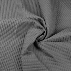 Dünner Baumwollwaffel - dunkelgrau  