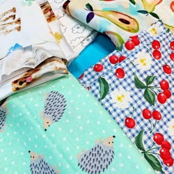 Baumwoll-Jersey Reste, Endstücke - 1kg  