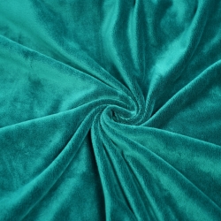 Minky glatt Premium dunkel türkis (Mosaic blue)  