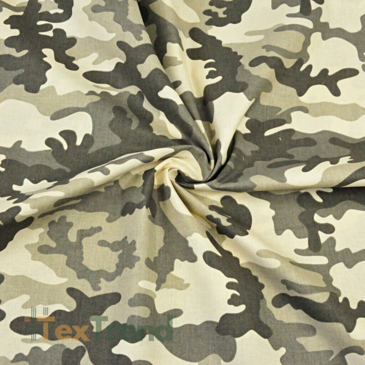 Baumwolle 100% MORO Muster beige  