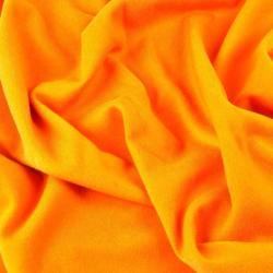 Velours kürbisfarben