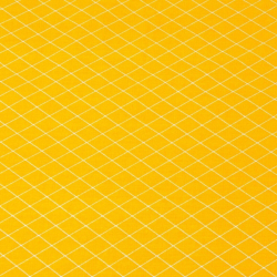 Baumwolle 100% Rauten weiß auf dunkelgelbem Hintergrund  