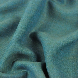 Leinen 100% Bekleidungs- und Bettwäsche türkis-grün melange - 185g  