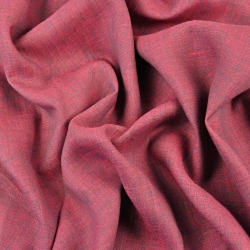 Leinen 100% Bekleidungs- und Bettwäsche rosa-grau melange - 185g  