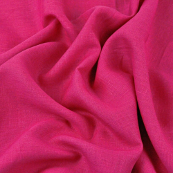 Leinen 100% Bekleidungsstoff fuchsia - 125g  
