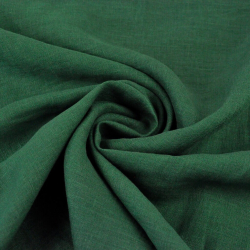 Leinen 100% Bekleidungsstoff dunkelgrün - 125g  