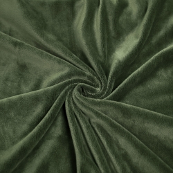 Minky glatt Premium erdgrün (Four Leaf Clover)  